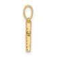 Diamond Letter F Initial Pendant - WBC
