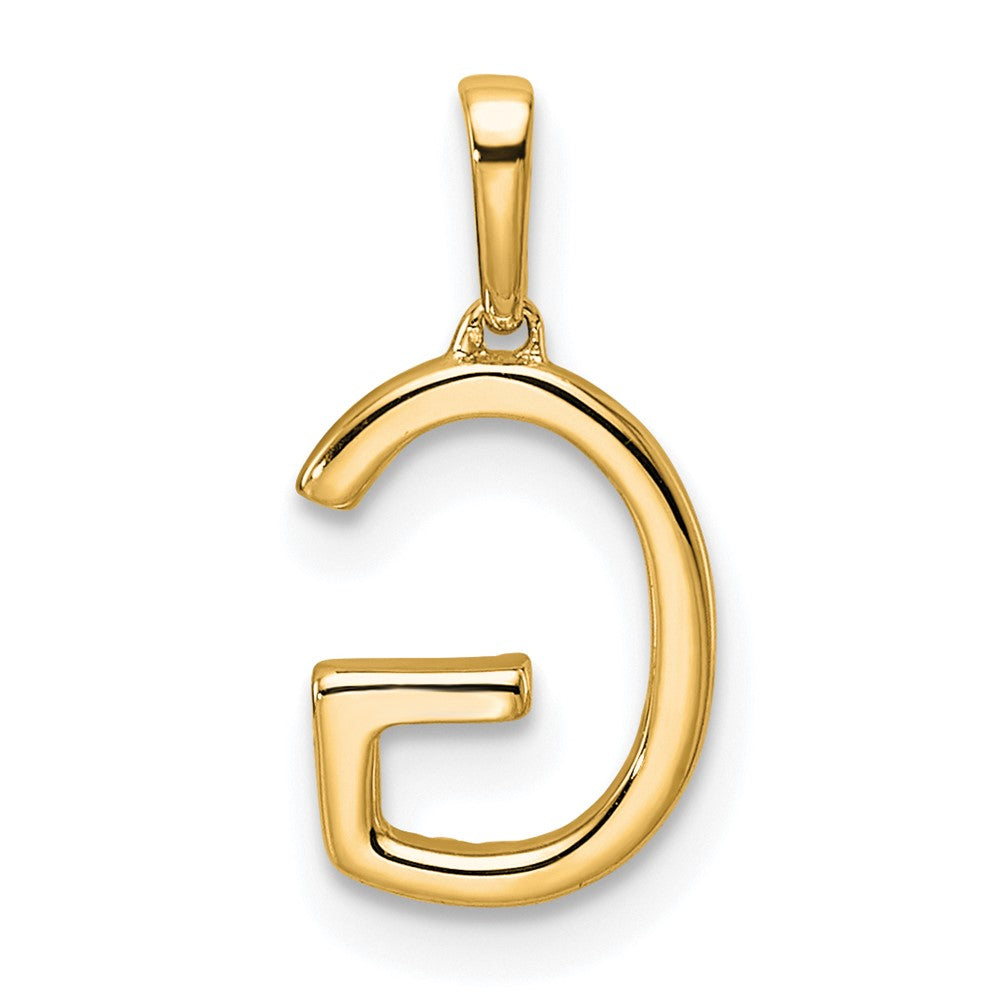 Diamond Letter G Initial Pendant - WBC