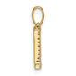 Diamond Letter I Initial Pendant - WBC