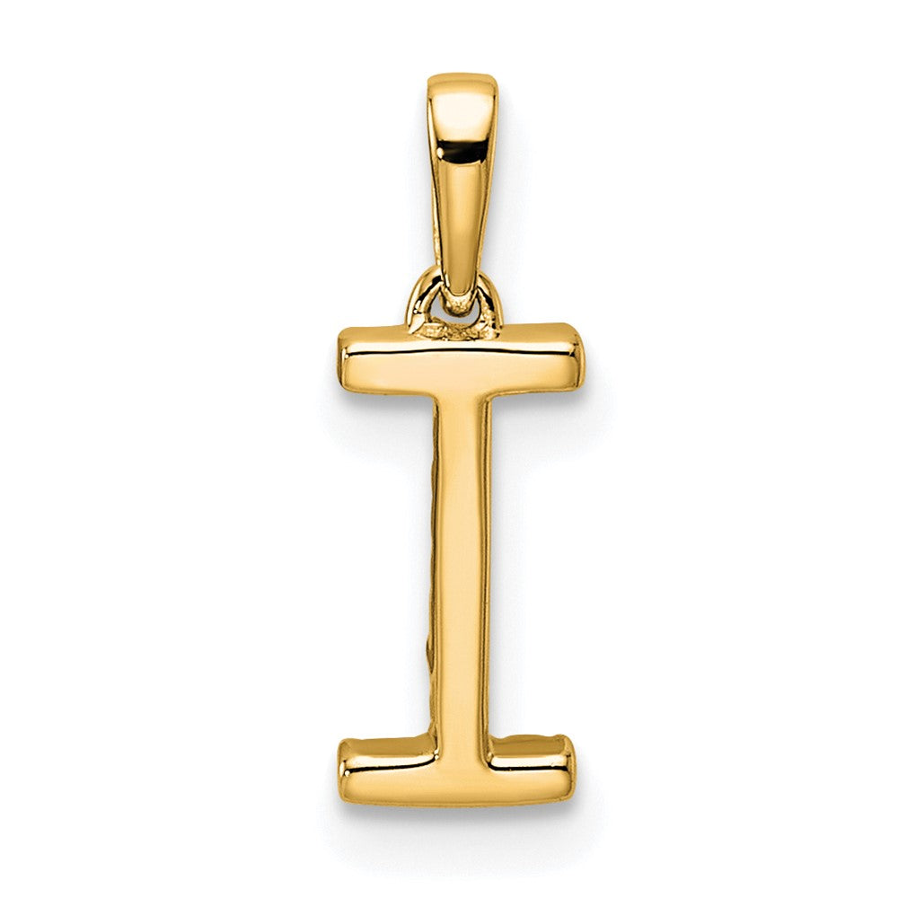 Diamond Letter I Initial Pendant - WBC