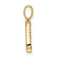 Diamond Letter J Initial Pendant - WBC