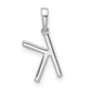 Diamond Letter K Initial Pendant - WBC