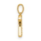 Diamond Letter K Initial Pendant - WBC