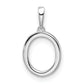 Diamond Letter O Initial Pendant - WBC