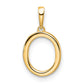 Diamond Letter O Initial Pendant - WBC