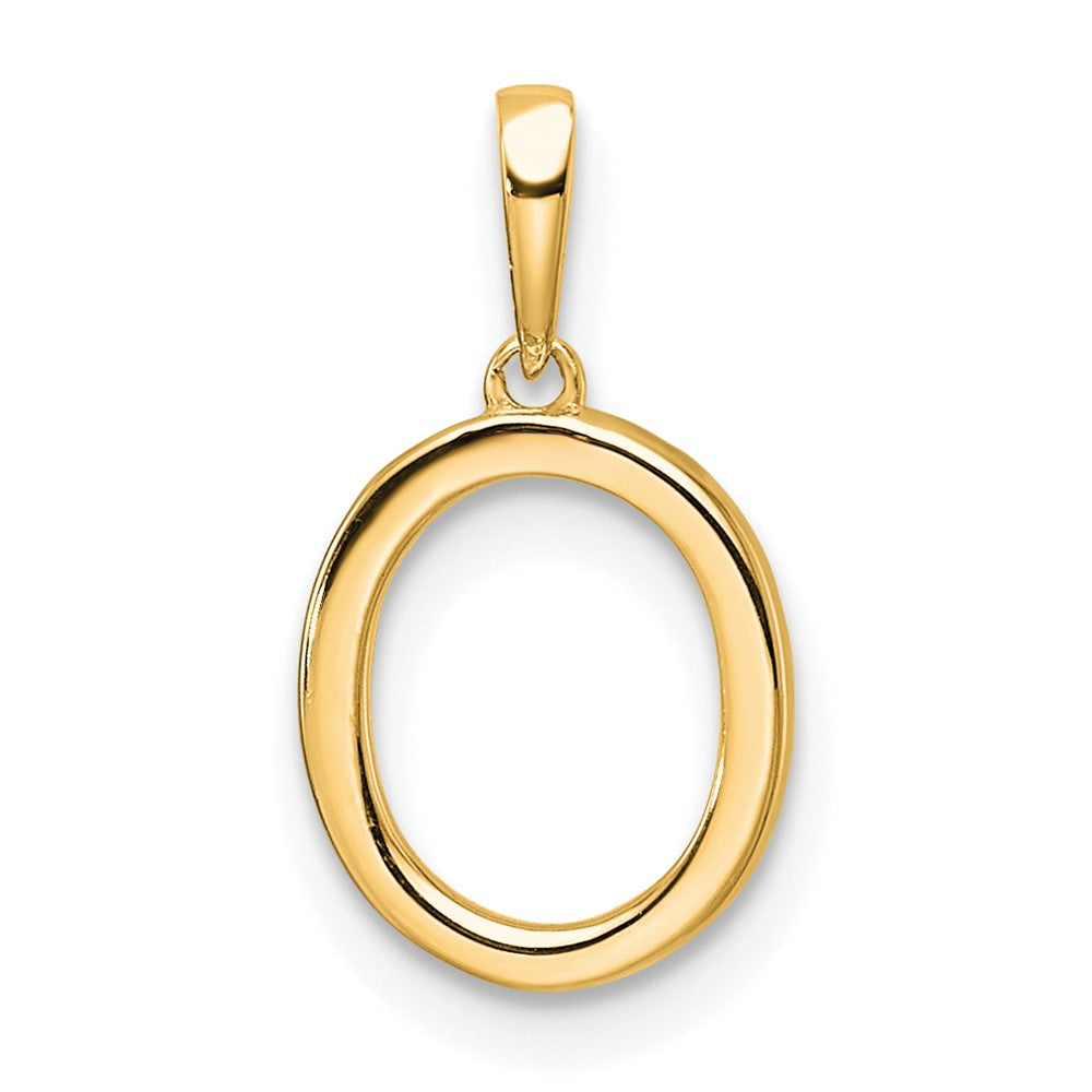 Diamond Letter O Initial Pendant - WBC