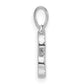 Diamond Letter S Initial Pendant - WBC