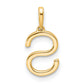 Diamond Letter S Initial Pendant - WBC