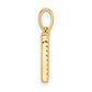 Diamond Letter T Initial Pendant - WBC