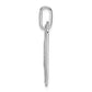 Diamond Initial C Dog Tag Charm - WBC