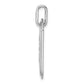 Diamond Initial E Dog Tag Charm - WBC