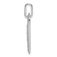 Diamond Initial F Dog Tag Charm - WBC