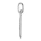 Diamond Initial O Dog Tag Charm - WBC