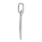 Diamond Initial V Dog Tag Charm - WBC