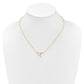 Sideways Diamond Initial A Necklace - WBC