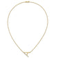 Sideways Diamond Initial A Necklace - WBC