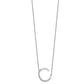 Sideways Diamond Initial C Necklace - WBC