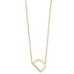 Sideways Diamond Initial D Necklace - WBC