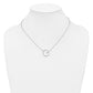 Sideways Diamond Initial G Necklace - WBC