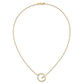 Sideways Diamond Initial G Necklace - WBC