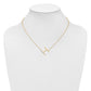 Sideways Diamond Initial H Necklace - WBC