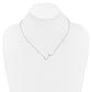 Sideways Diamond Initial J Necklace - WBC