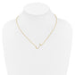 Sideways Diamond Initial J Necklace - WBC