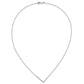 Sideways Diamond Initial L Necklace - WBC