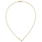 Sideways Diamond Initial L Necklace - WBC
