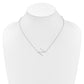 Sideways Diamond Initial N Necklace - WBC
