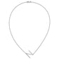 Sideways Diamond Initial N Necklace - WBC