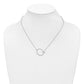 Sideways Diamond Initial Q Necklace - WBC
