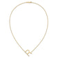 Sideways Diamond Initial R Necklace - WBC
