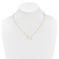 Sideways Diamond Initial S Necklace - WBC