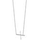 Sideways Diamond Initial X Necklace - WBC