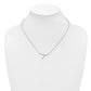 Sideways Diamond Initial Y Necklace - WBC