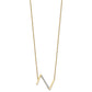 Sideways Diamond Initial Z Necklace - WBC