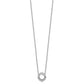 1/4 carat Diamond Fancy Swirl Circle Necklace - WBC