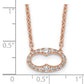 1/4 carat Diamond Oval Necklace - WBC