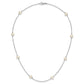 4- Near Round Freshwater Cultured Pearl 8-station Necklace - WBC