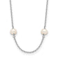 4- Near Round Freshwater Cultured Pearl 8-station Necklace - WBC