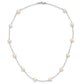 5.5- Near Round Freshwater Cultured Pearl 12-station Necklace - WBC
