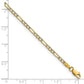 Semi-solid with Rhodium PavÇ Figaro Chain - WBC