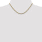Semi-Solid with Rhodium PavÇ Figaro with Lobster Clasp Chain - WBC