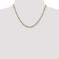 Semi-Solid with Rhodium PavÇ Figaro with Lobster Clasp Chain - WBC