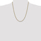 Semi-Solid with Rhodium PavÇ Figaro with Lobster Clasp Chain - WBC