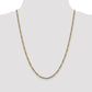 Semi-Solid with Rhodium PavÇ Figaro with Lobster Clasp Chain - WBC