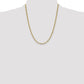 Semi-Solid with Rhodium PavÇ Figaro with Lobster Clasp Chain - WBC