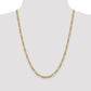 Semi-Solid with Rhodium PavÇ Figaro with Lobster Clasp Chain - WBC
