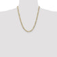 Semi-solid with Rhodium PavÇ Figaro Chain - WBC